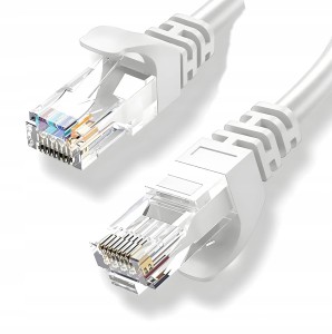 Kabel Sieciowy Lan Cat5e Przewód Ethernet Skrętka Cat 5e UTP KAT 5 RJ45 2m