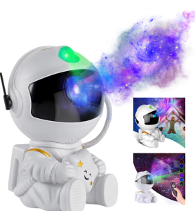 Projektor gwiazd astronauta lampka nocna dla dzieci rzutnik prezent