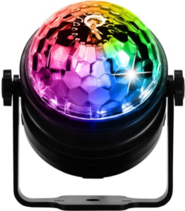 Projektor dyskotekowy kula lustrzana LED disco reflektor imprezowy