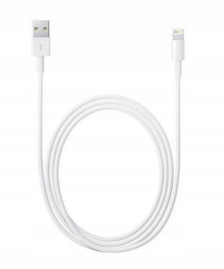Kabel Lighting do telefonu Iphone Apple biały 1M metr 1A