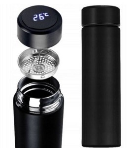 Kubek termiczny LED termos szczelny butelka z wyświetlaczem 500ml