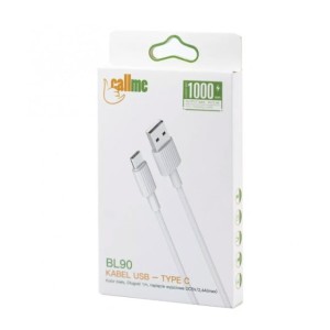 Kabel Micro USB do telefonu starszego typu samsung Callme BL90 biały 1 metr