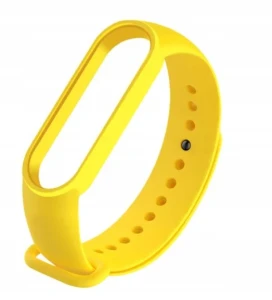 Pasek do Xiaomi Mi Band 5 6 opaska do smart band żółta