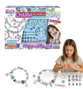 Zestaw do robienia bransoletek biżuterii charms zabawka dla dzieci XL