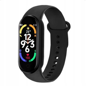 Smartband smartwatch opaska sportowa M7s magnetyczna czarny