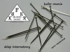 Szpilki krawieckie nierdzewne 0,67 x 25 mm - 0,5 kg