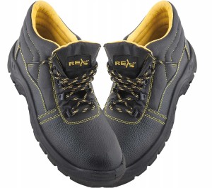 BUTY ZAWODOWE / REIS / czarno-żółty / Rozmiar 50 / BRYES-T-OB_50