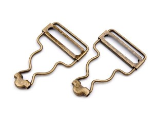 Klamra metalowa - zapięcie szerokość 30 mm (Antyk)