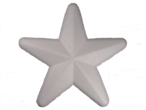 Gwiazda styropianowa 20 cm